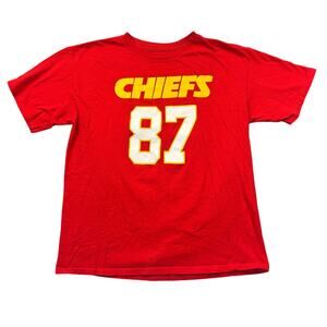 NFL Travis Kelce T-Shirt Jersey Youth XL 18 / 20 Kansas City Cheifs #87
